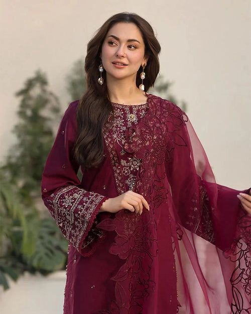 PURE LAWN 3PC EMBROIDERED