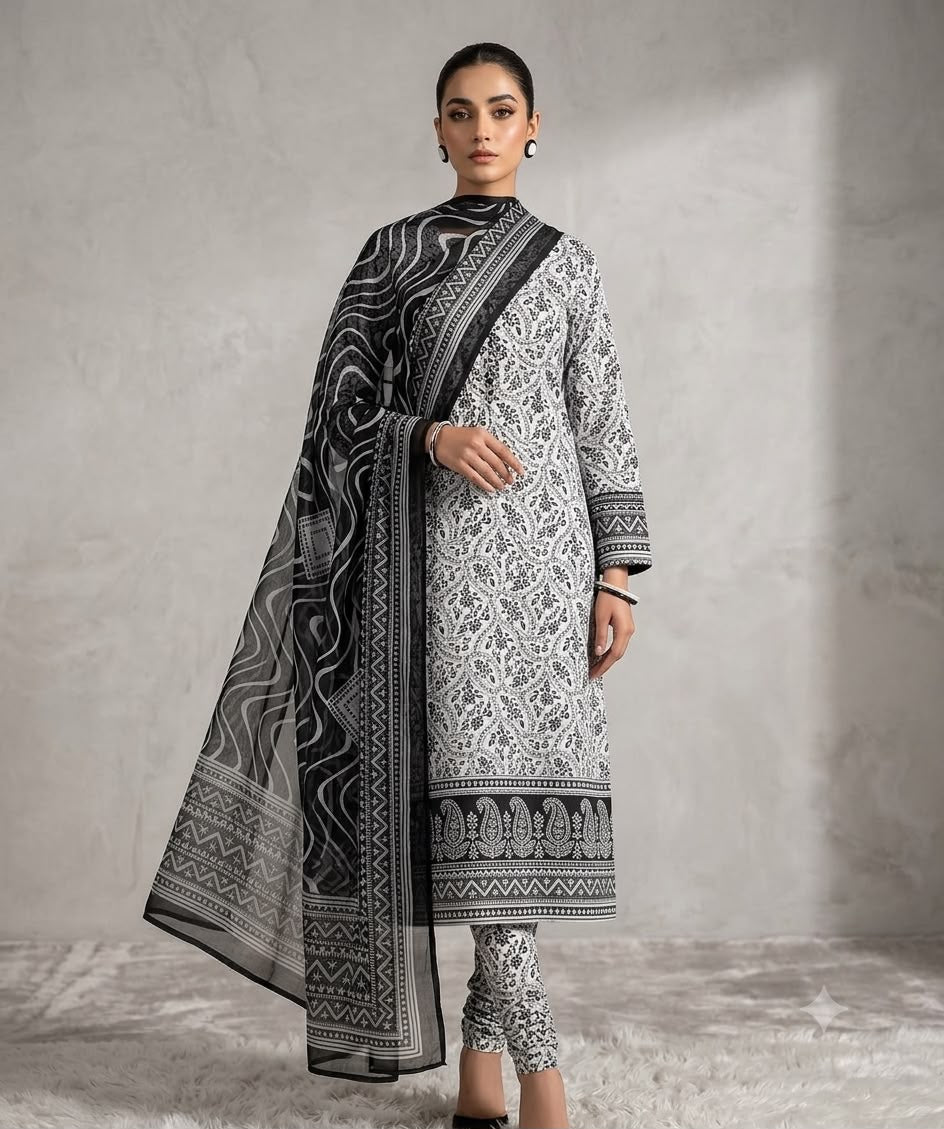 *SUMMER COLLECTION*

Variety of Colors & Designs Available
Maria.B/Iznik/ Premium Lawn Suit 3pc