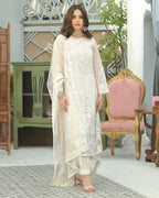 PARTY SUIT WORN BY NEELUM MUNIR
Unstitch Replica

FABRIC
Shirt: ORGANZA
Dupatta: NET
Trouser: MALA