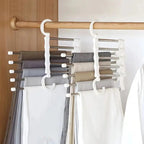 *Restock/Price Drop* - 5in1 Rotating Foldable Stainless Steel Pipes Clothes Hanger with Shopper Packing