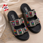🎀 Zara Premium Quality Comfortable Slippers For Girls 🎀
✨Size : `36-37-38-39-40-41`
✨ Imported Upper
✨*Medicated PU Sole*
✨With Brand Box 📦