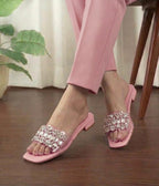 _*New Arrival*_

_*Zara Rhinestone Embellished Stone Flat Slipper*_

Size :- 36 To 41
Colour :- Black, Fawn, T-Pink
With Brand Box 📦