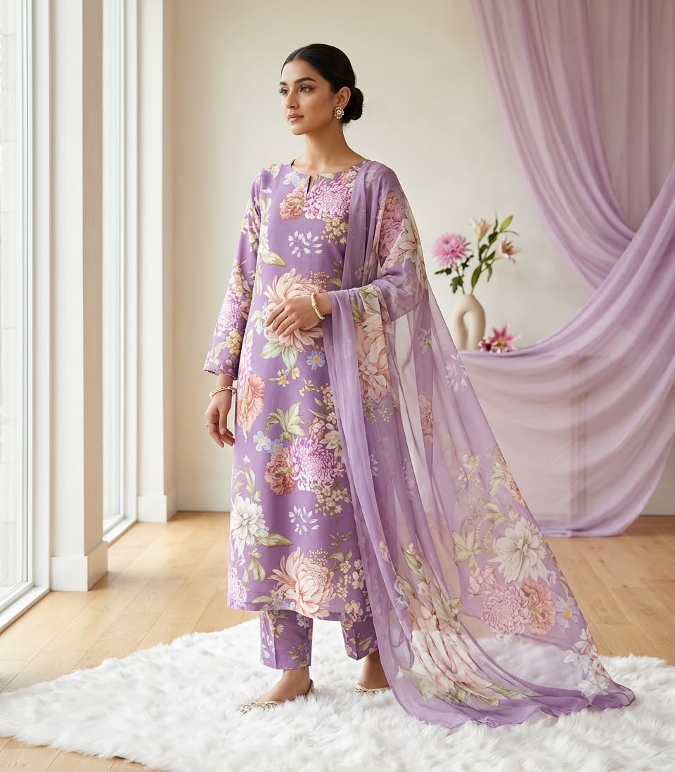 *SUMMER COLLECTION*

Variety of Colors & Designs Available
Maria.B/Iznik/ Premium Lawn Suit 3pc