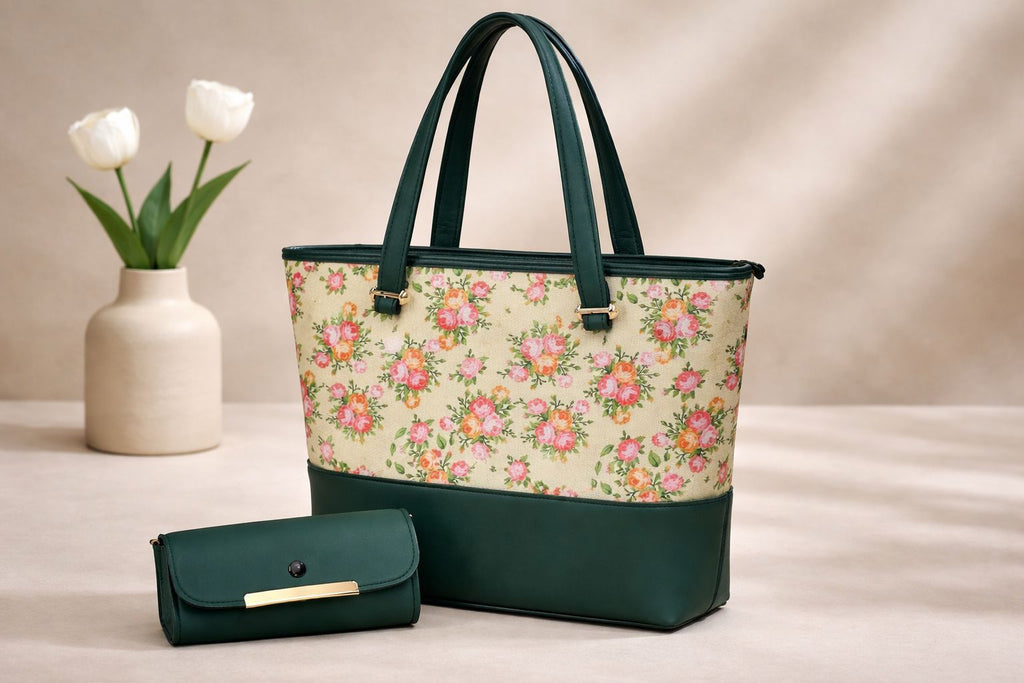 High Quality Printed 2 Piece Tote Bag With Wallet

Material Canvas And Regzine