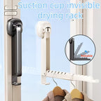 *New Multipurpose Self Adhesive *Foldable _3 Steps_* Wall Clothes Hanger (Mix/Random colour)