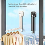*New Multipurpose Self Adhesive *Foldable _3 Steps_* Wall Clothes Hanger (Mix/Random colour)