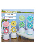 Rechargeable dual head Cooling Mist + Fan 2-in-1
Beat the heat instantly