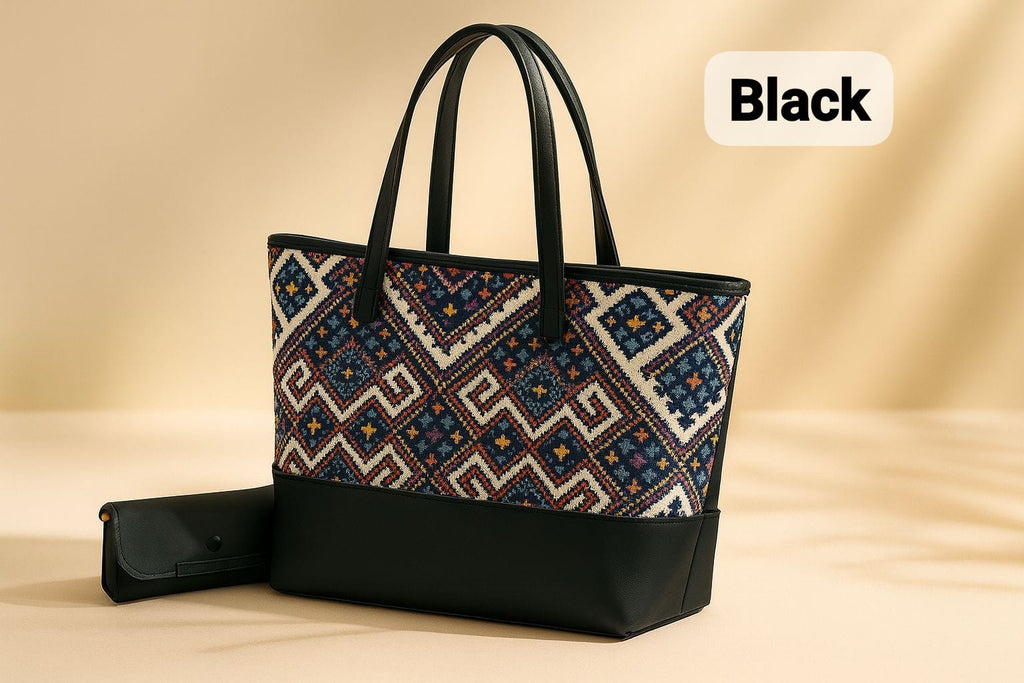 High Quality Printed 2 Piece Tote Bag With Wallet

Material Canvas And Regzine